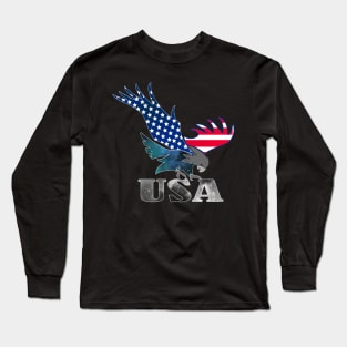 American flag Long Sleeve T-Shirt